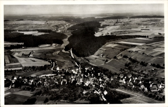 Ak Altheim Horb am Neckar, Fliegeraufnahme