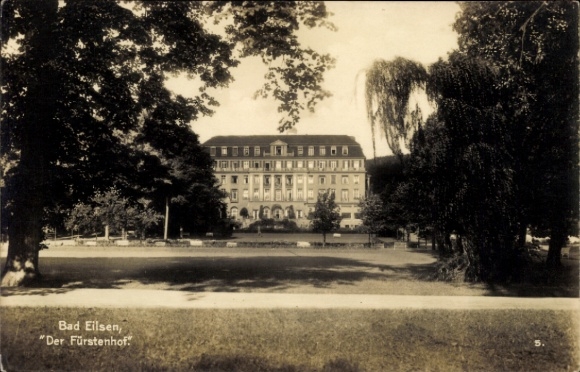 Postcard Bad Eilsen Lower Saxony, Hotel "Der Fürstenhof"