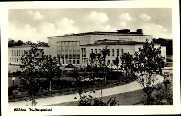 Ak Böhlen in Sachsen, Kulturpalast