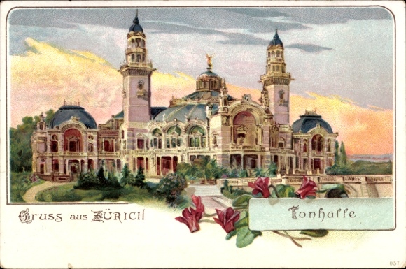 lito Zurych Miasto Szwajcaria, Tonhalle