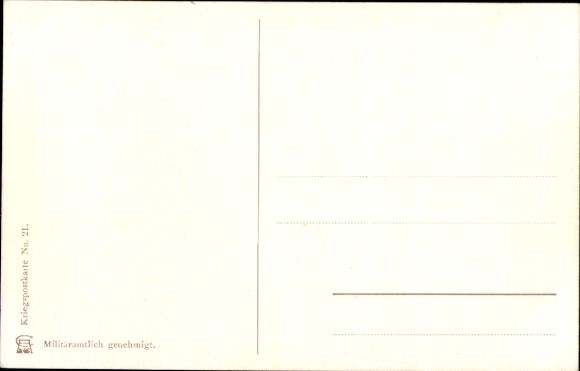 Artist Postcard Merte, O., Imperial soldiers in battle, battlefield