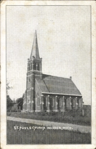 Ak Warren Michigan USA, St. Paul's Church
