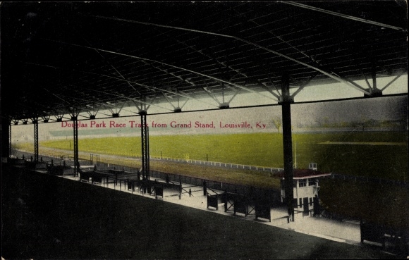 Ansichtkaart Louisville Kentucky USA, Douglas Park racecircuit