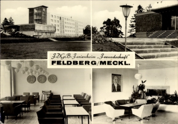 Feldberger merengebied in Mecklenburg, FDGB Vakantiehuis Vriendschap, interieur uitzicht