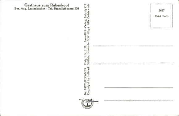 Postcard Benediktbeuern in Upper Bavaria, landscape photograph, mountain ranges, Ried, nmotiv