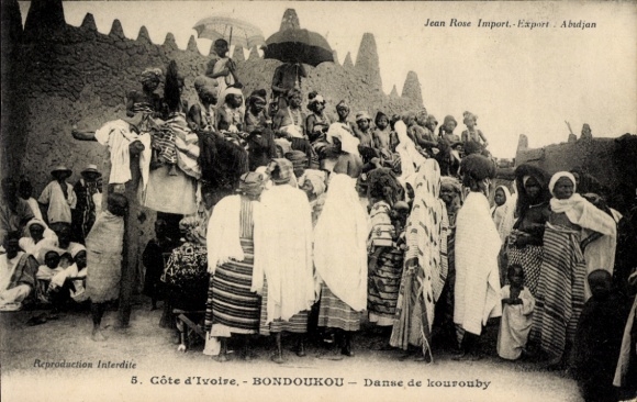 Ak Bondoukou Elfenbeinküste, Kourouby-Tanz
