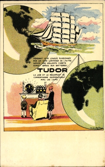 Reklama Ak, Tudor, rodzina przed radiem
