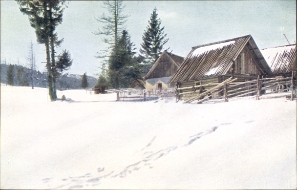Postcard Mönichkirchen in Niederösterreich, Mönichkirchner Schwaig, Winter