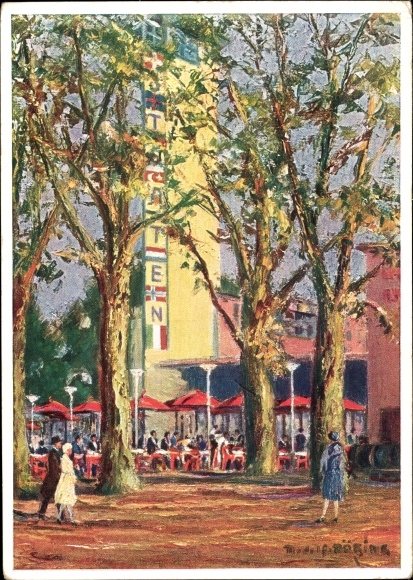 Artysta KP Döring, R., Drezno, Wystawa Higieny 1930, Restauracja, State House