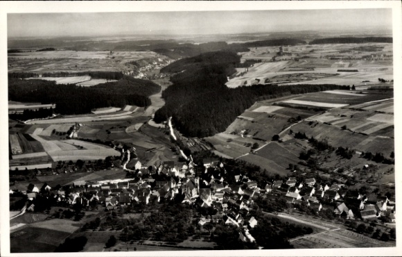 Ak Altheim Horb am Neckar, Fliegeraufnahme