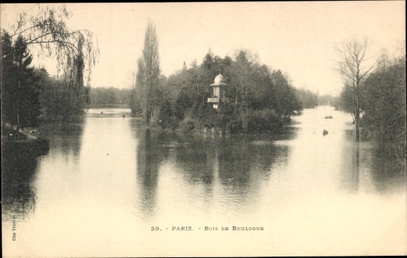 Ansichtkaart Parijs XVI, Bois de Boulogne