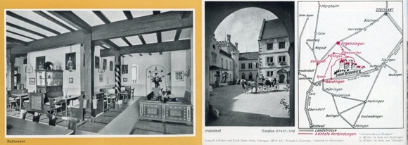4 foto's Weitingen Eutingenn Kasteel Weitenburg