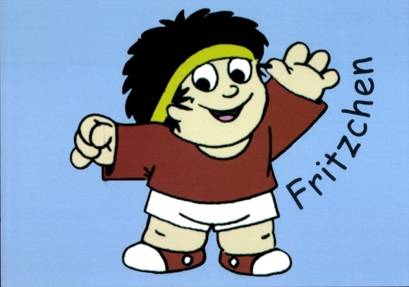 Postcard Mainzelmännchen, Fritzchen