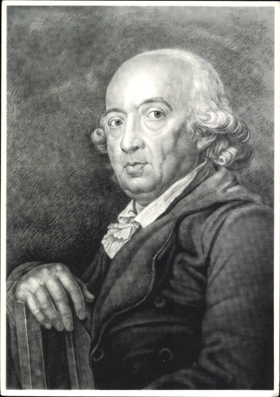 Artist Postcard Johann Gottfried Herder, German poet, translator, theologian