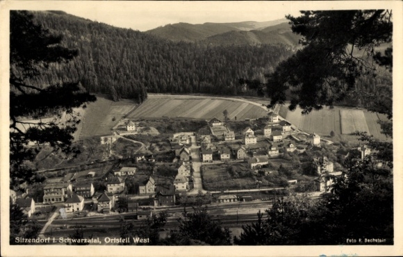 Ak Sitzendorf in Thüringen, Schwarzatal, Ortsteil West