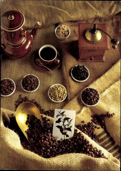 12 alte Ak verschiedene Ansichten, Kaffee und Gewürze