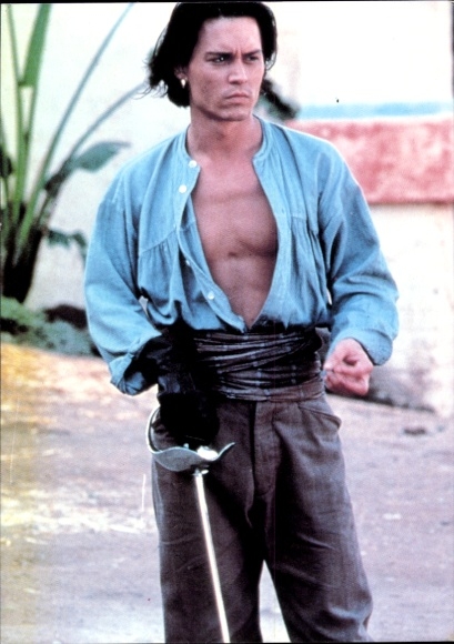 Foto Ak Schauspieler Johnny Depp, Portrait