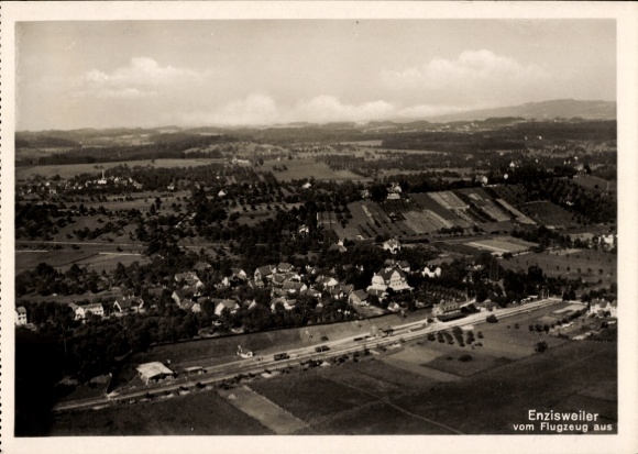 Ak Enzisweiler Bodolz am Bodensee, Fliegeraufnahme