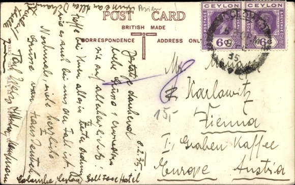 Postcard Ceylon Sri Lanka, Snake Charmers, Snake Charmers, Cobras