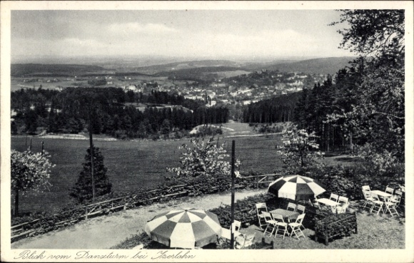 Ak Iserlohn im Märkischen Kreis, Danzturm, Terrasse
