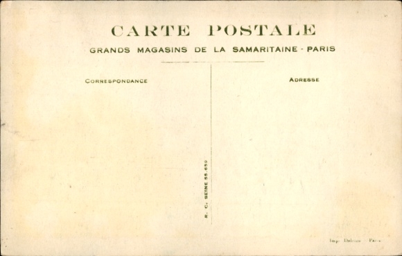 Artist Postcard Mallet, Beatrice, Le Camping, Children camping, Campfire, Fried fish