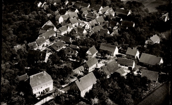 Postcard Thomashardt Schurwald Aichwald in Württemberg, aerial photograph