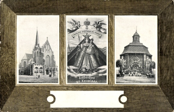 Postcard Kevelaer am Niederrhein, church, chapel, miraculous image