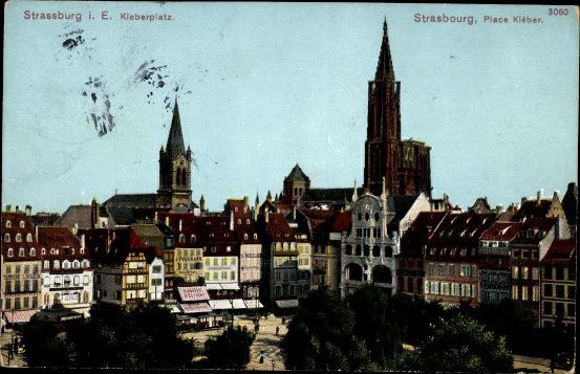 9 Ak, Strasbourg Straßburg Elsass, diverse Ansichten