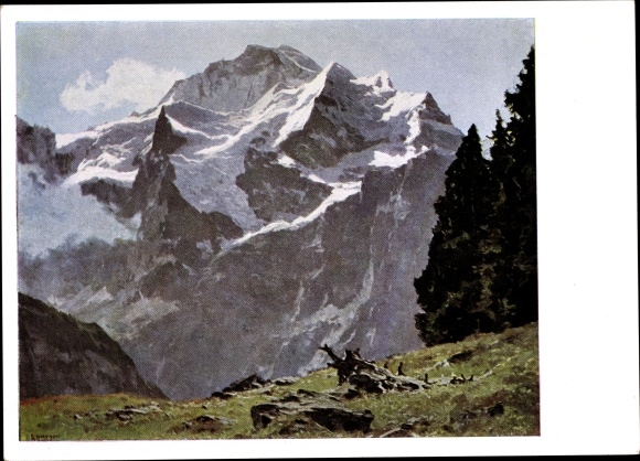 Künstler Ak Compton, Edward Harrison, Berner Oberland, HDK 255
