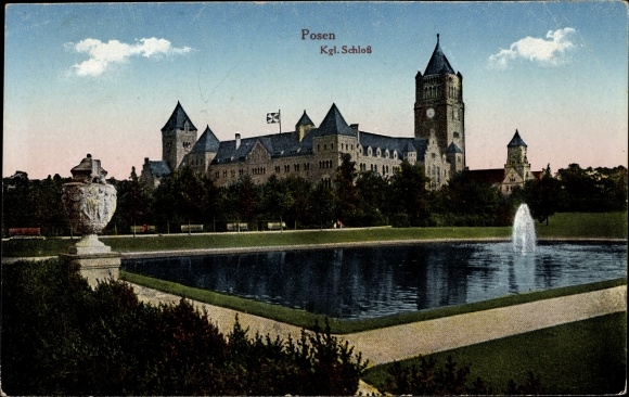 Postcard Poznań Poznań, Royal Castle