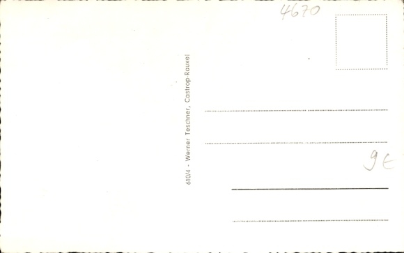 Postcard Lünen in Westphalia, Stadtbad, Astoria Lichtspiele