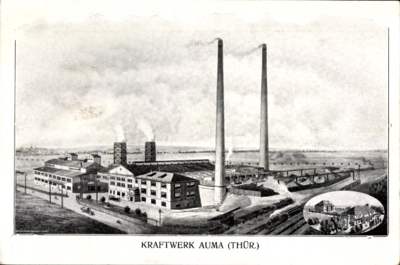 Ak Auma in Thüringen, Kraftwerk