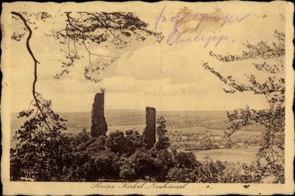 Postcard Kirkel Neuhäusel in Saarland, ruin