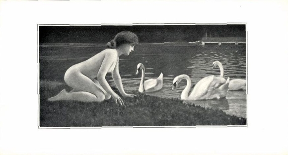 Art Nouveau Album "WITHOUT FASHION" 20 FEMALE NUDE STUDIES FROM NATURE IN HELIOGRAVURE FOR ARTISTS