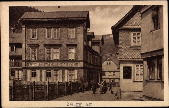 Ak Ruhla in Thüringen, Landgrafenschmiede