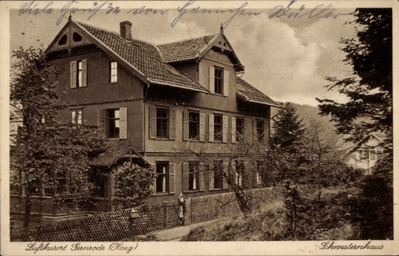 Ak Gernrode Quedlinburg in de Harz, zustershuis