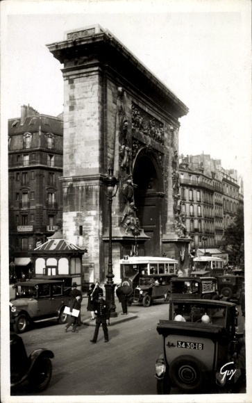 CPA Parijs X., Porte-Saint-Denis