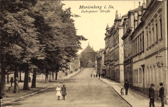 PC Marienberg in the Erzgebirge Saxony, Zschopauer Straße