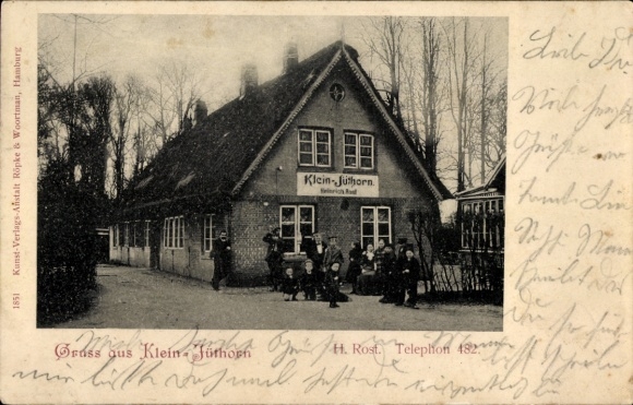 Ansichtkaart Hamburg Wandsbek Jüthorn, Klein-Jüthorn
