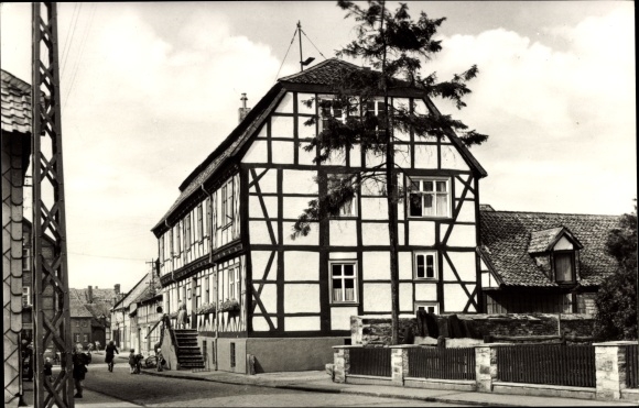 KP Oebisfelde w Saksonii Anhalt, Magdeburger Straße, dom z muru pruskiego