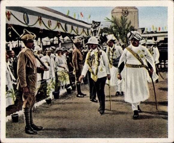Collector's picture The post-war period No. 159 Feb. 1931 Prince of Wales as a traveling salesman, Calcutta
