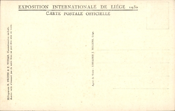 Postcard Liège Liège Wallonia, Exhibition 1930, Palais de l'Agriculture