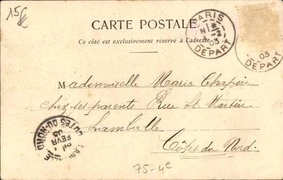 Postcard Paris XII., Metropolitain Station, Place de la Bastille, subway station