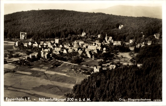 Postcard Eppenhain Kelkheim im Taunus, aerial photograph