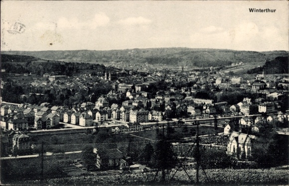KP Winterthur Kt. Zurych Szwajcaria, widok ogólny