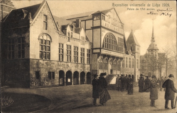 PC Liège Liège Wallonia, World Exhibition 1905, Palace of Ancient Art