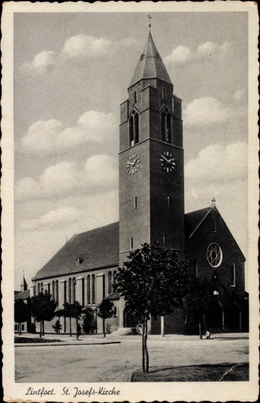 Ansichtkaart Lintorf Bad Essen in Nedersaksen, St. Jozefkerk