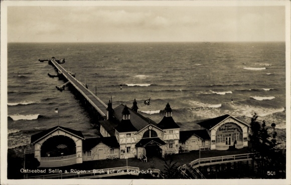 Ak Oostzeeresort Sellin op Rügen, pier