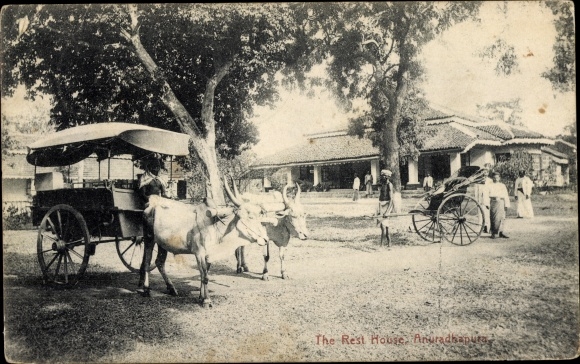 Postcard Anuradhapura Sri Lanka, The Rest House