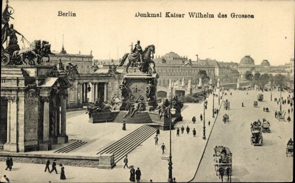9 starych pocztówek Berlin, różne widoki